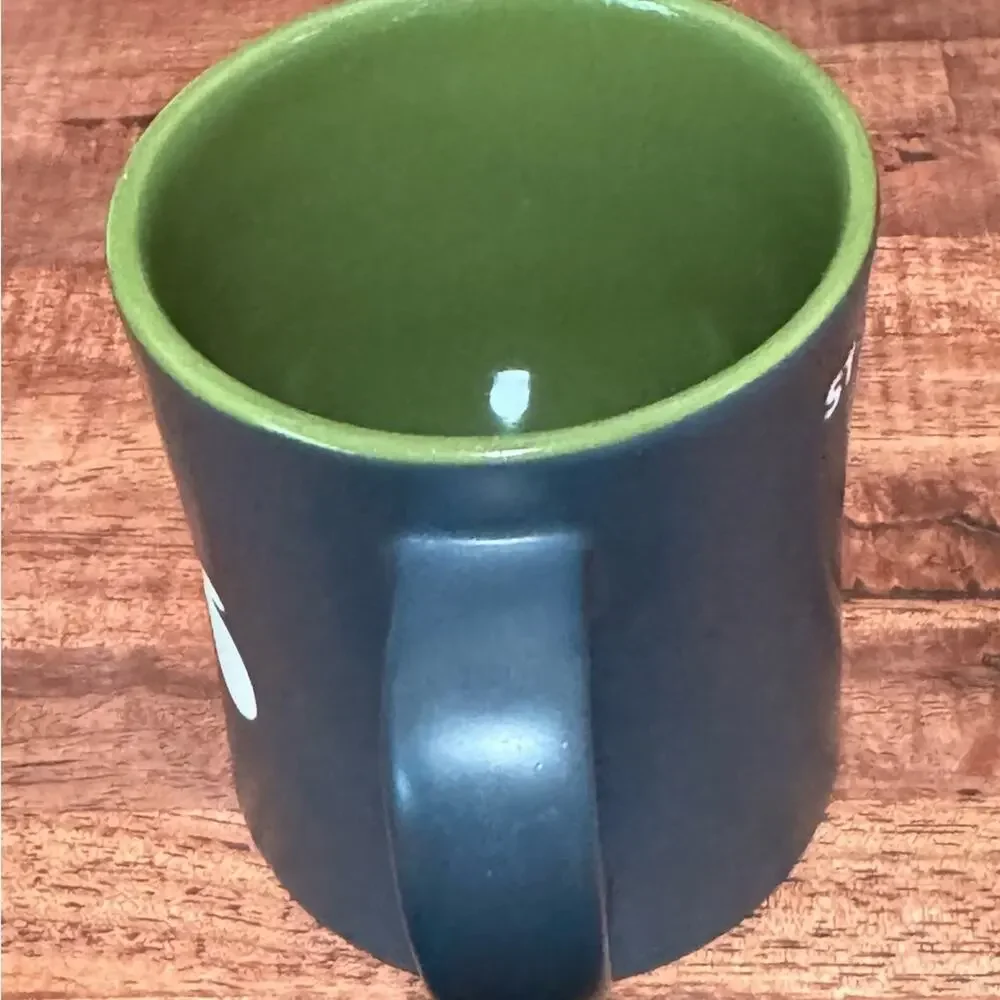 Starbucks 2011 Etched Vespa Scooter Moped Silhouette Collectible Mug 16 oz
